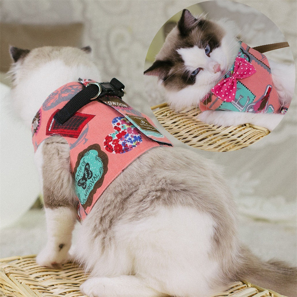 Vest-style Chest Strap For Cats