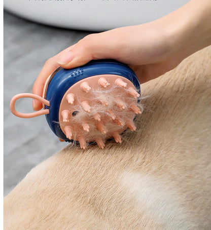 New 2 In 1 Pet Cat Dog Cleaning Bathing Massage